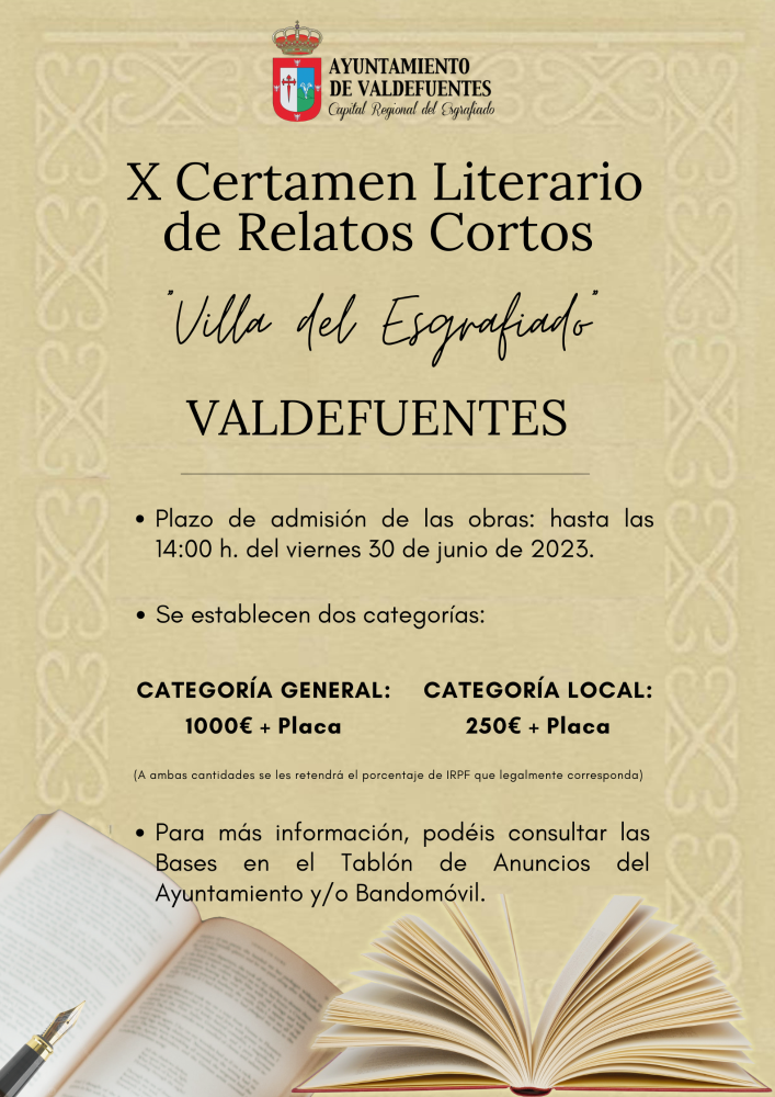 Imagen X Certamen Literario de Relatos Cortos 