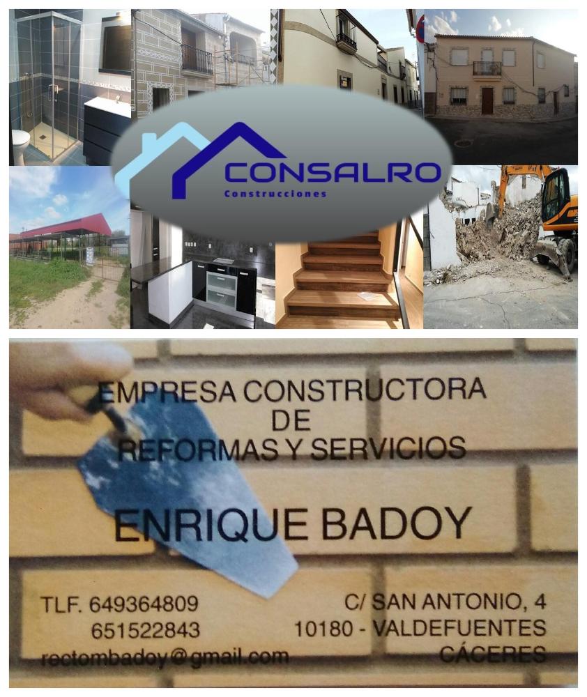 Imagen Construcciones Consalro y Construcciones Enrique Badoy