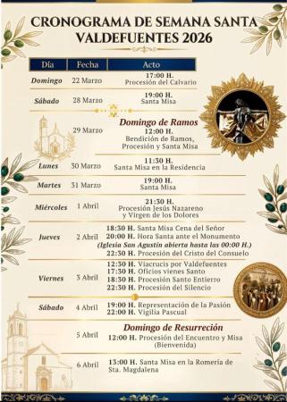 Imagen Programación Semana Santa