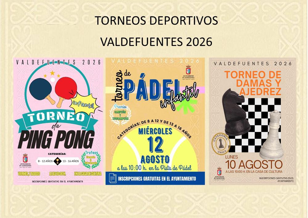 Imagen Torneos Deportivos (Agosto 2026)